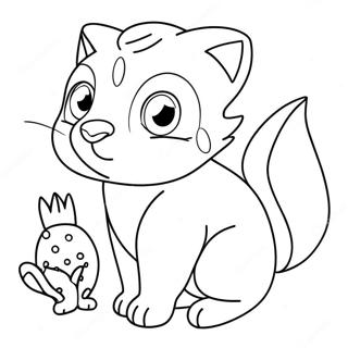 Anime Animals Coloring Page 27072-24715