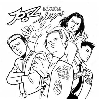 Tokyo Revengers Coloring Page 27082-24722