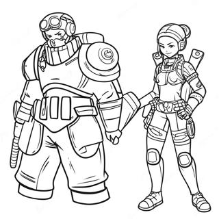 Apex Legends Coloring Page 27092-24731