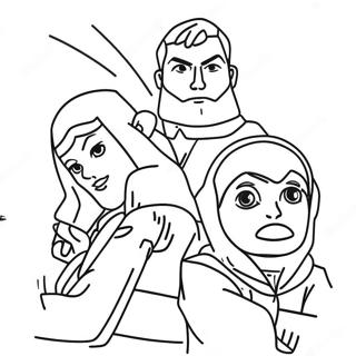 Apex Characters In Action Coloring Page 27093-24736