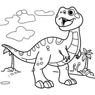 Dinosaur Coloring Page 27102-24740