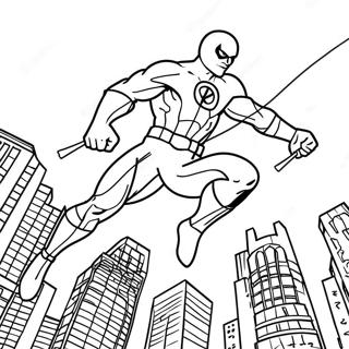 Daredevil In Action Coloring Page 27113-24749