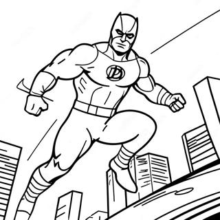 Daredevil In Action Coloring Page 27113-24751