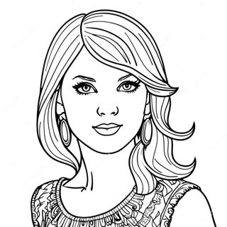 Taylor Swift Midnights Coloring Page 27132-24762