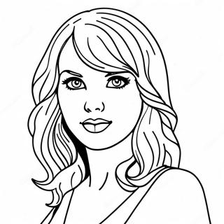 Taylor Swift Midnights Coloring Page 27132-24764