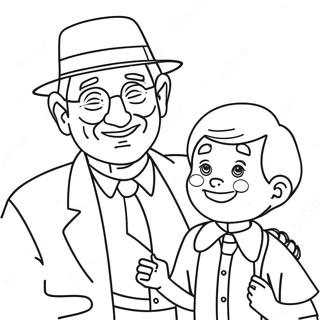 Happy Father S Day Grandpa Coloring Page 27152-24779