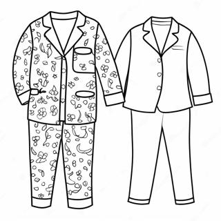 Pajama Coloring Page 27162-24786