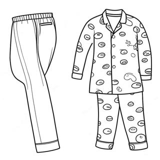 Pajama Coloring Page 27162-24787