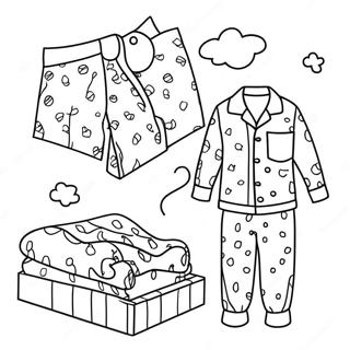 Pajama Coloring Page 27162-24788