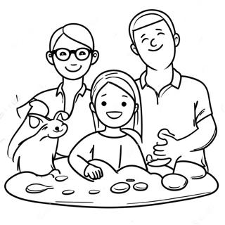 Diverse Friends Working Together Coloring Page 27173-24799