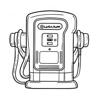 Electric Charger In Action Coloring Page 27183-24806