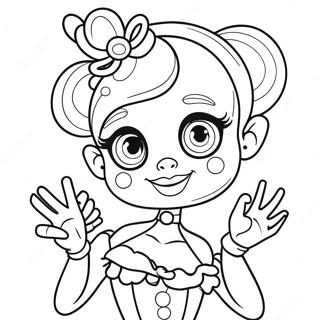 Ballora Dancing Gracefully Coloring Page 27193-24815