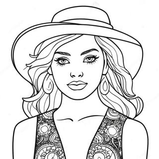 Fashion Coloring Page 271-218