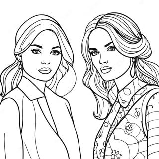 Fashion Coloring Page 271-219