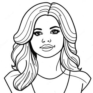 Selena Gomez Coloring Page 27202-24818