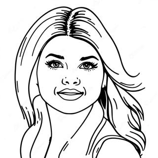 Selena Gomez Coloring Page 27202-24819