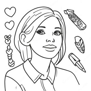 Positive Self Talk Coloring Page 27243-24843