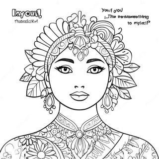 Empowering Affirmations Coloring Page 27244-24848