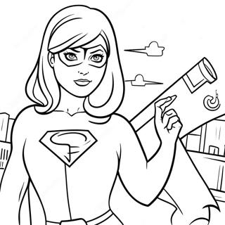 Superhero Tv Woman Coloring Page 27254-24854