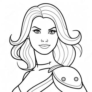 Superhero Tv Woman Coloring Page 27254-24855