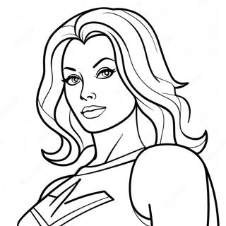 Superhero Tv Woman Coloring Page 27254-24856