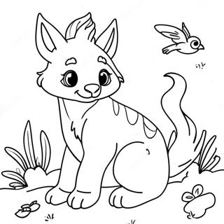 Sensory Friendly Animal Coloring Page 27274-24871