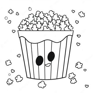 Popcorn Coloring Page 2727-2218