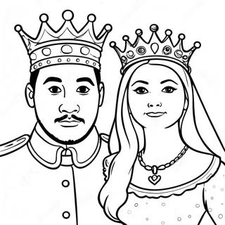 King And Queen Coloring Page 27303-24891