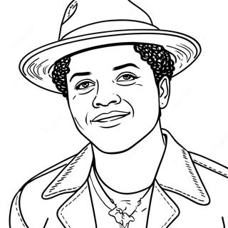 Bruno Mars Coloring Page 27313-24898