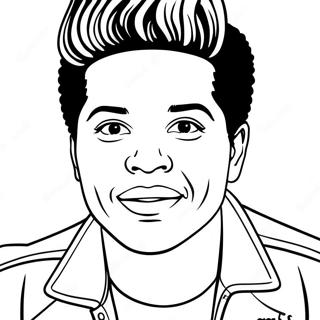 Bruno Mars Coloring Page 27313-24899