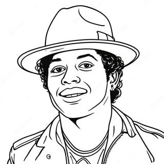 Bruno Mars Coloring Page 27313-24900