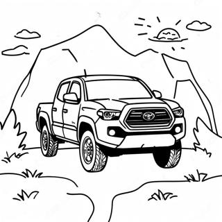 Toyota Tacoma Coloring Pages