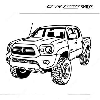 Toyota Tacoma Coloring Page 27333-24915