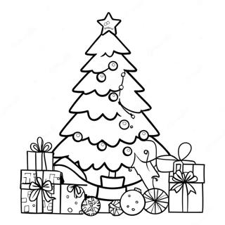 Aesthetic Christmas Coloring Pages