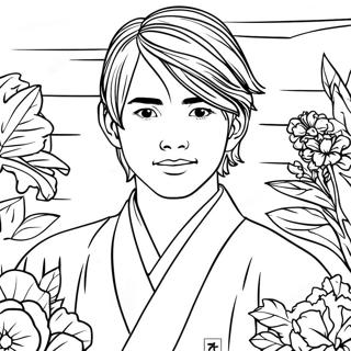 Giyu Tomioka Coloring Page 27383-24955