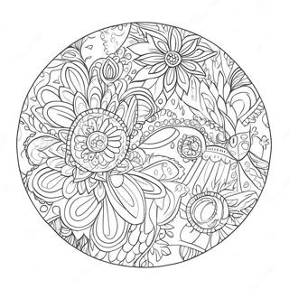 Oval Coloring Pages