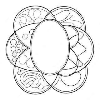 Oval Shapes Coloring Page 27403-24972