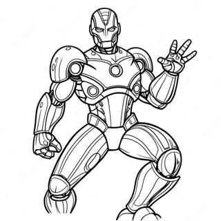 Ultron In Battle Armor Coloring Page 27424-24990