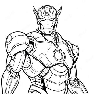 Ultron In Battle Armor Coloring Page 27424-24992