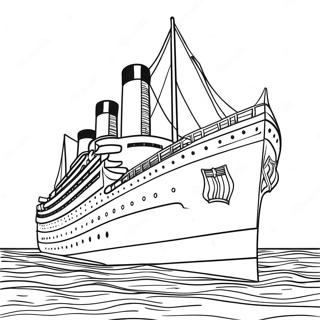 Britannic Ship Coloring Page 27453-25011