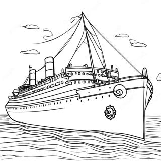 Britannic Ship Coloring Page 27453-25012