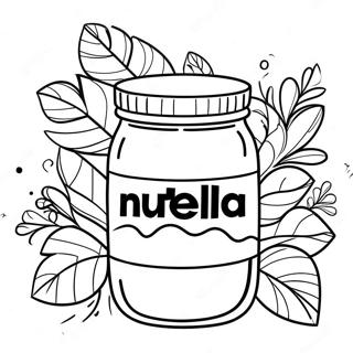 Nutella Coloring Pages