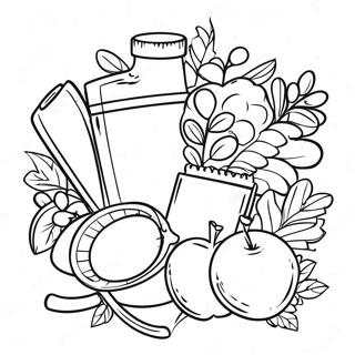 Health Coloring Page 2747-2235