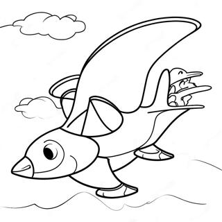 Barry B Benson Flying Coloring Page 27494-25047