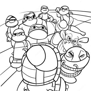 Rise Of The Tmnt Coloring Page 27503-25051