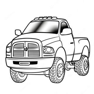 Ram Truck Coloring Pages