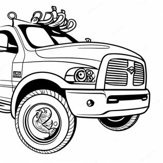 Ram Truck Coloring Page 27513-25058