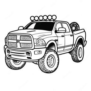 Off Road Ram Truck Coloring Page 27514-25063