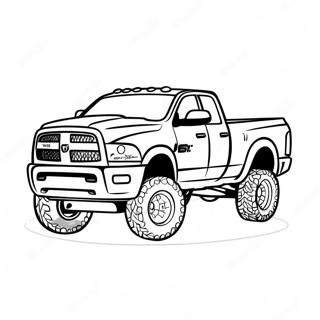 Off Road Ram Truck Coloring Page 27514-25064