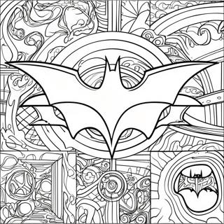 Batman Logo Coloring Page 27553-25082